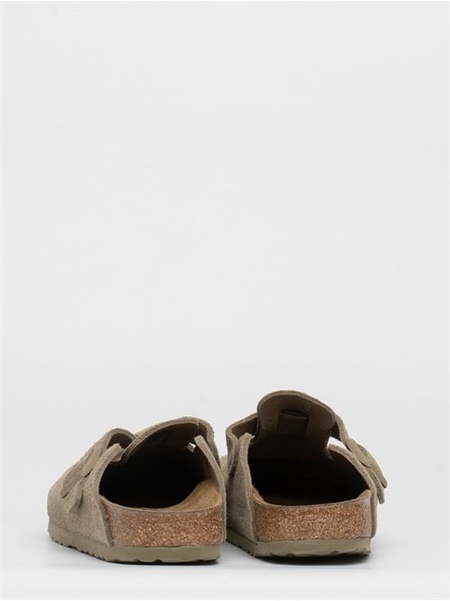 boston faded khaki, pelle scamosciata - calz. s BIRKENSTOCK | 1025844KHAKI