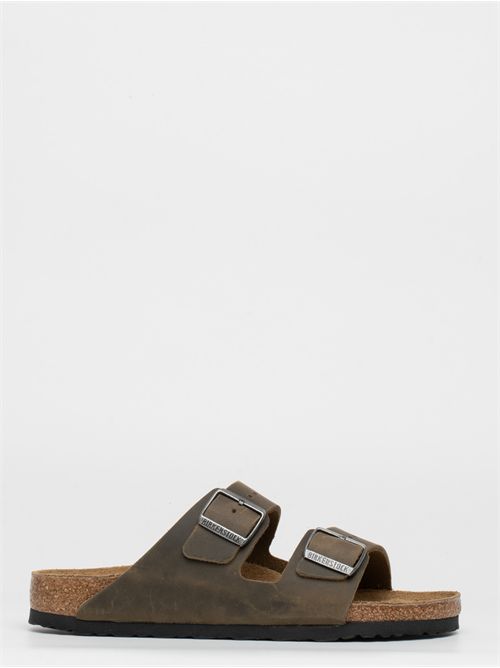 Birkenstock infradito in nubuck Arizona BIRKENSTOCK | 1027039KHAKI