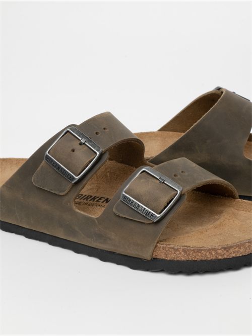 Birkenstock infradito in nubuck Arizona BIRKENSTOCK | 1027039KHAKI