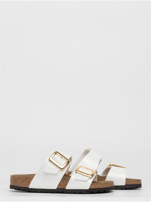 Sydney Cushion Buckle Birko-Flor vernice - Patent Wh BIRKENSTOCK | 1029438WHITE