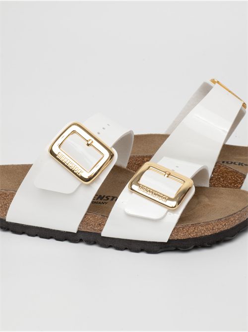 Sydney Cushion Buckle Birko-Flor vernice - Patent Wh BIRKENSTOCK | 1029438WHITE
