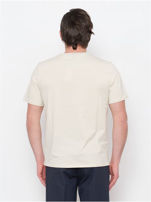 T-shirt del pigiama in cotone elasticizzato con logo stampato BOSS | 50515395131